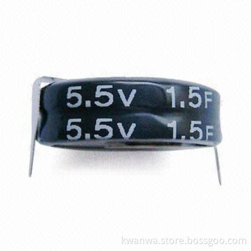 Double-layered Capacitor/Supercapacitor with Nominal Capacity of 1.5F